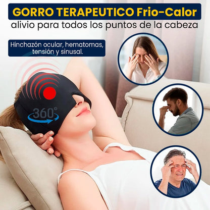 GORRO TERAPÉUTICO PARA MIGRAÑA FRÍO/CALOR