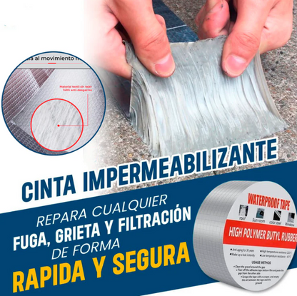 CINTA DE ALUMINIO DE BUTILO 5CM X 1M